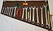 BULL TOOLS Tool Pouch Roll Up Organizer, 16 Pockets for SAE & Metric Wrenches, Handcrafted Heavyweight Cotton Canvas, Durable & Portable Tool Bag - Cinnamon Brown (Tools Not Included)