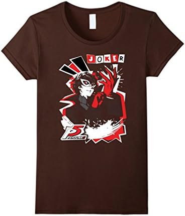 Women's P- er- s- o- n- a  5 - Jo- ker Tshirts XL Brown