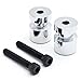 Chrome Engraved Swingarm Spools Sliders Compatible with Honda CBR 600 250 954 1000 RR RC51 Chrome Swingarm Spools Sliders Motorcycle Bobbins
