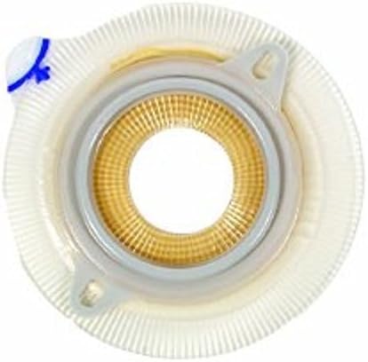 Colostomy Barrier Assura Large Flange Blue Code Synthetic Resin Cut-to-fit, 3/8 to 2-1/8 Stoma (#2833, Sold Per Box) by Assura
