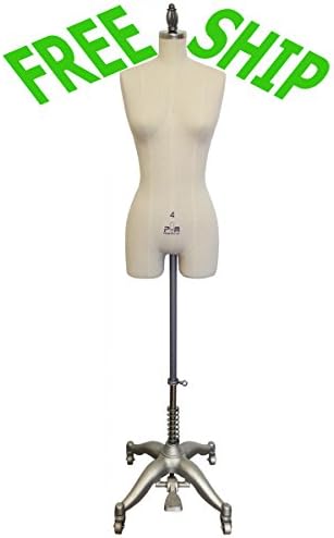 Female Professional Dress Form PGM bridal Dress Form Size 4