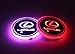 2pcs LED Car Cup Holder Lights for Lexus, 7 Colors Changing USB Charging Mat Luminescent Cup Pad, LED Interior Atmosphere Lamp