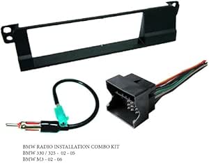 Amazon.com: Carxtc Stereo Wiring Harness, Dash Install Kit Faceplate