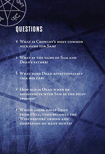 Supernatural Pop Quiz Trivia Deck Science Fiction Fantasy Pricepulse