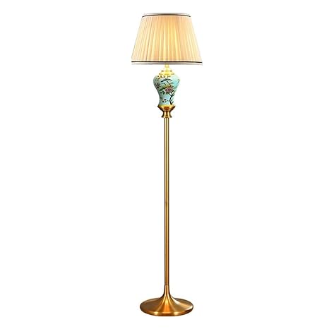 Home Mall Modern Ceramics Floor Lamp Standing Lamp With Cloth