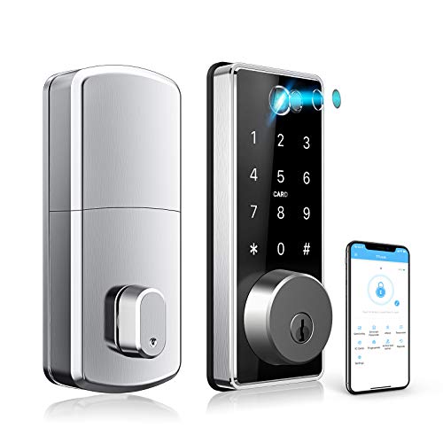 Keyless Entry Door Lock,Keypad Entry Door Lock,Fingerprint Door Lock,Keypad Deadbolt Lock,Smart Lock Front Door…