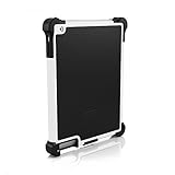 Ballistic Tough Jacket Case with Stand for iPad 4th Generation, iPad 2 and 3 - Retail Packaging - Black/White