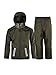 SWISSWELL Rain Suit for Kids Waterproof Hooded Rainwear (Jacket & Trouser Suit)