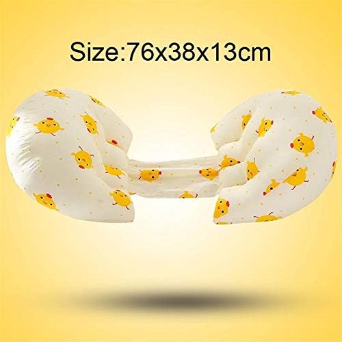 DASHUAIGE Multi-Function U Shape Pregnant Women Pillow Belly Support Side Sleepers Plaid Pregnancy Body Pillows for Maternity (Color : Chicken)