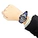 HIwatch LED Watch Fashion Sport Water-Resistant Digital Watch for Boys Girls Men Women Bracelet Watch (Blue)