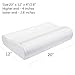 Cervical Pillow for Neck Pain Side Sleeper Chiropractic Pillows Bamboo Pillow for Sleeping Neck Support for Back Firm Memory Foam Pillow Contour Neck and Shoulder Pain Removable/Washable