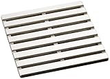 E4811-PC Parallel Decorative Drain Grate, Polished Chrome