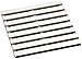 E4811-PC Parallel Decorative Drain Grate, Polished Chrome