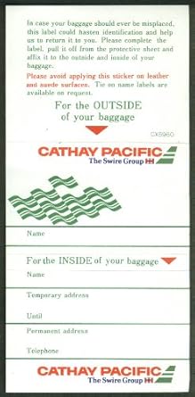 cathay pacific baggage dimension