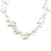 Genuine Cultured Freshwater Pearl Three (3) Strand Silk Thread Princess Length Necklace 17-19