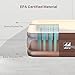 missyee Air Mattress with Built-in Pump Queen Size Raised, Air Mattress 22...