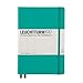 LEUCHTTURM1917 - Notebook Hardcover Medium A5-251 Numbered Pages for Writing and Journaling (Emerald, Dotted)