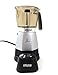 Imusa USA B120-60007 Electric Coffee/Moka Maker 3-6-Cup, 48 ounces (Silver)