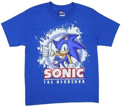 Sonic Splat Circle - Sonic The Hedgehog Boys T-shirt
