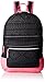 Trailmaker Girls' Printed Backpack with Contrast Bottom, Black