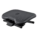 Nuova Premium Ergonomic Footrest - Adjustable Angle & 3 Different Height Position - FR6100 Foot Rest