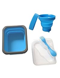 Yaayan   Juego de cuenco y taza de silicona plegab