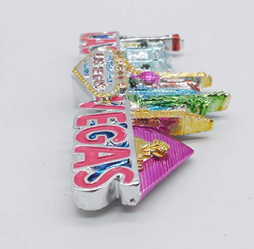Aimant Frigo 3D Las Vegas Nevada – Souvenir Voyage USA – Décoration Cuisine Bureau – Polyresine Et Aimant Puissant