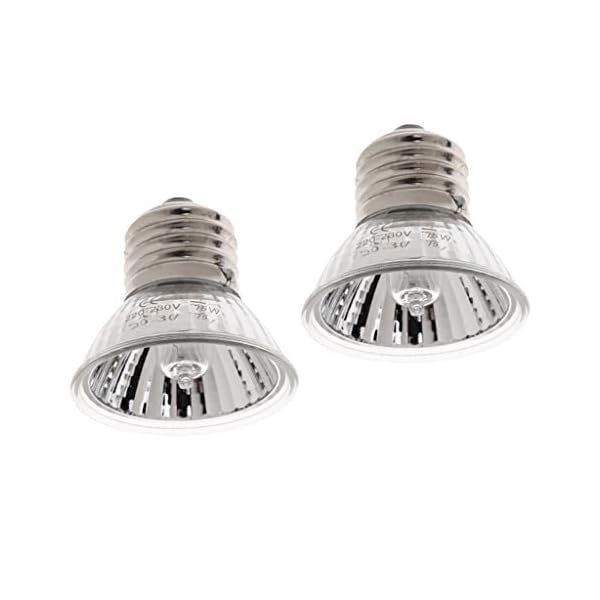 2-Pz-75W-Lampada-di-Basking-del-Calore-Lampade-Riscaldante-Alogena-UVA-UVB-per-Rettilari-Animali-Domestici 2 Pz 75W Lampada di Basking del Calore Lampade Riscaldante Alogena UVA UVB per Rettilari Animali Domestici