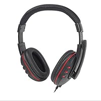 Benficial,USB Wired Headphone with Stereo Micphone Fashion Gaming Headset Noise Cancelling Soft Memory Earmuffs for Sony PS4 PS3 PC Game (Black)