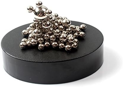 Linlinzz Magnetic Sculpture - Desk Toy for Intelligence Development Stress Relief -(171 Non Magnetic Balls) (Metal balls)