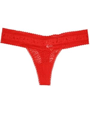 Calvin Klein Solid Color Lace Thong Panty