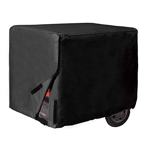 iiSPORT Waterproof Generator Cover - 600D Heavy Duty Polyester Generator Cover Small, Fits Generators Up to 26" L x 20" W x20 H, Black
