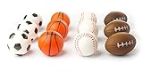 Neliblu Sports Themed 2.5-Inch Foam Squeeze Balls for Stress Relief (1 Dozen)