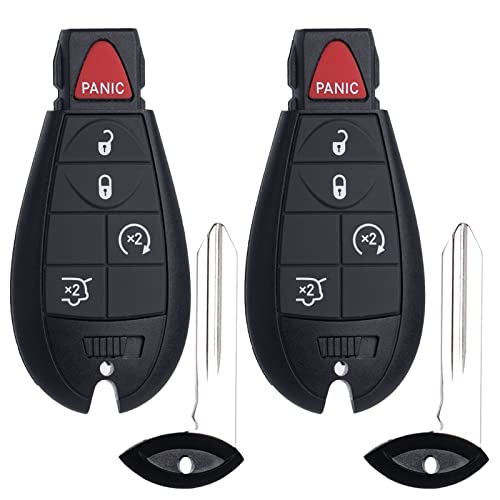 Photo 1 of Remote Key Fob FOBIK Replacement Fits for Jeep Grand Cherokee 2008 2009 2010 2011 2012 2013 Commander 2008-2010 IYZ-C01C Keyless Entry Remote Start Control