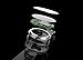 Bluetooth 4.0 Waterproof Smart Bracelet Bands Sport Watch Fitness Tracker Waistband with Heart Rate Monitor for IPhone Android Smartphone (Black)