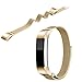 For Fitbit Alta HR and Alta Bands, Maledan Stainless Steel Milanese Loop Metal Replacement Accessories Bracelet Strap with Unique Magnet Lock for Fitbit Alta HR and Alta Large Small