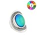 Mojo Handmade Unique Pattern Antique Sterling Silver Plating Oval Stone Color Change Mood Ring MJ-RS020 (9)