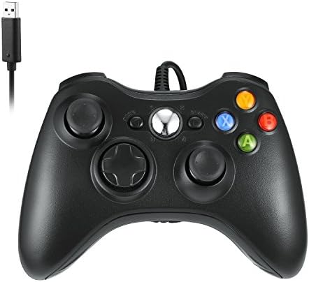 VANVENE Controller Compatible for Xbox 360 USB Wired Video Game Console PC Computer Controller Compatible for Windows 7/8/ 10 Microsoft Xbox 360 and Slim