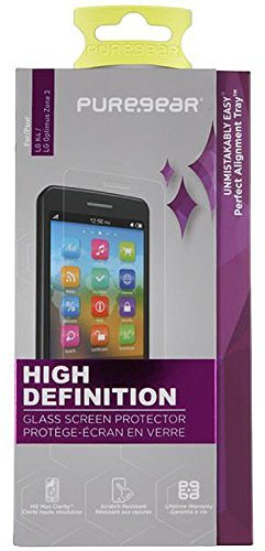 PureGear HD Tempered Glass Screen Protector for LG K4/Optimus Zone 3 - Clear - Thumbnail 2