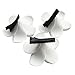 Women's Hawaiian Plumeria Flower Hair Clip Wedding Bridal Hairpin Barrette Hair Accessories - 10 Pieces
