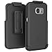 Samsung Galaxy S7 Case, Encased® Ultra-Thin [SlimSHIELD] Case & Belt Clip Holster for Samsung Galaxy S7 (2016) Ultimate Style + Protection (Smooth Black)