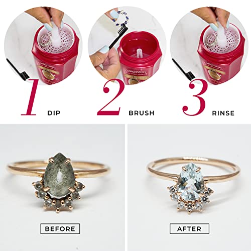 CONNOISSEURS Premium Edition Fine Jewelry Cleaner Solution for Gold