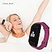 fitpolo Fitness Watch, Fitness Tracker, Activity Tracker with Heart Rate Monitor Waterproof Smart Wristband Sleep Monitor Step Counter Calorie Counter Pedometer for Women Men Kids Android iOS Purple