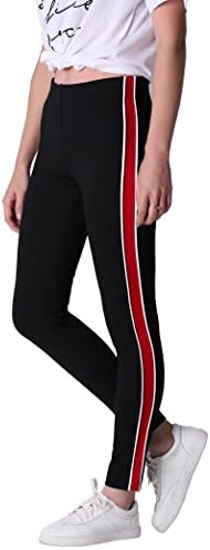 SVG Women's Color Block Golf Pants Striped Running Tights Yoga Jogging Leggings