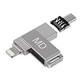 iPhone USB Flash Drive128GB, Lightning Memory Stick Flash Drive 3.0 Adapter, iOS Flash Drive for Compatible to iXpand Flash Drive for iPhone,iPad,iPod,iOS,PC,Mac,Android and Computer
