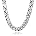Trendsmax 14.5mm Heavy Frosted Matte Cut Curb Cuban Link Mens Chain 316L Stainless Steel Necklace 20inch