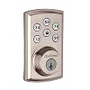 Kwikset 98880-004 SmartCode 888 Smart Lock Touchpad Electronic Deadbolt Door Lock with Z-Wave Plus Featuring SmartKey Security in Satin Nickel