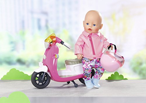 Zapf Creation 825259" Baby Born City Deluxe Scooter Outfit Puppe, bunt & Creation 825914" Baby Born City Scooterhelm Puppe, bunt – Bild 5