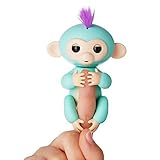 Fingerlings - Interactive Baby Monkey - Zoe (Turquoise with Purple Hair)