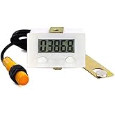 DIGITEN LCD Digital 0-99999 Counter 5 Digit Plus UP Gauge + Proximity Switch Sensor with Magnetic